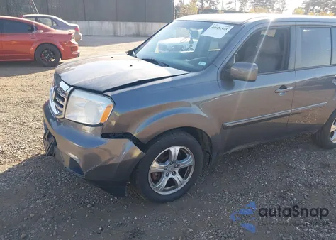 2012 Honda Pilot Ex-L из США, поврежденный, VIN 5FNYF4H51CB032390